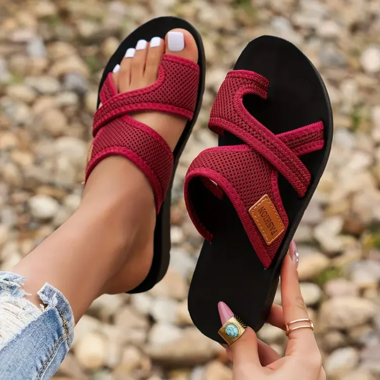 Celia | Gleitsandalen aus perforiertem Mesh - Image 3