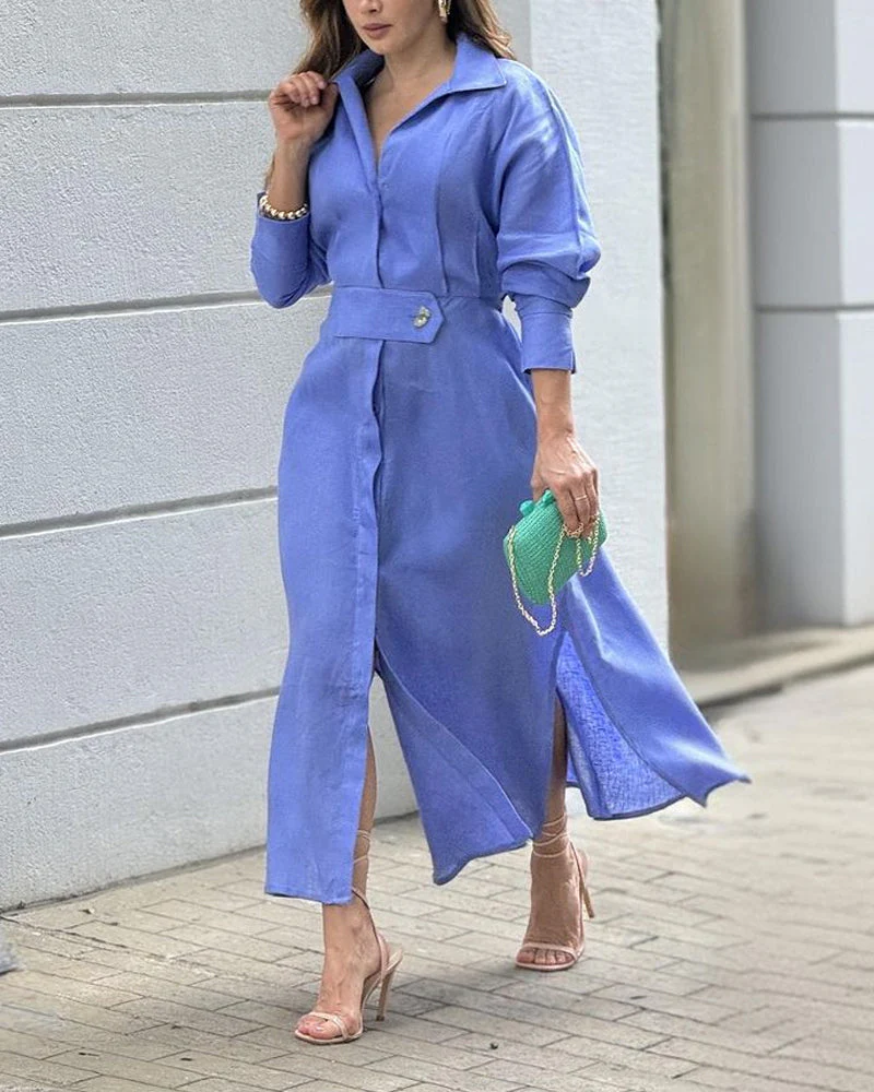 CELIEN LÄSSIGES HEMDKLEID - Image 6