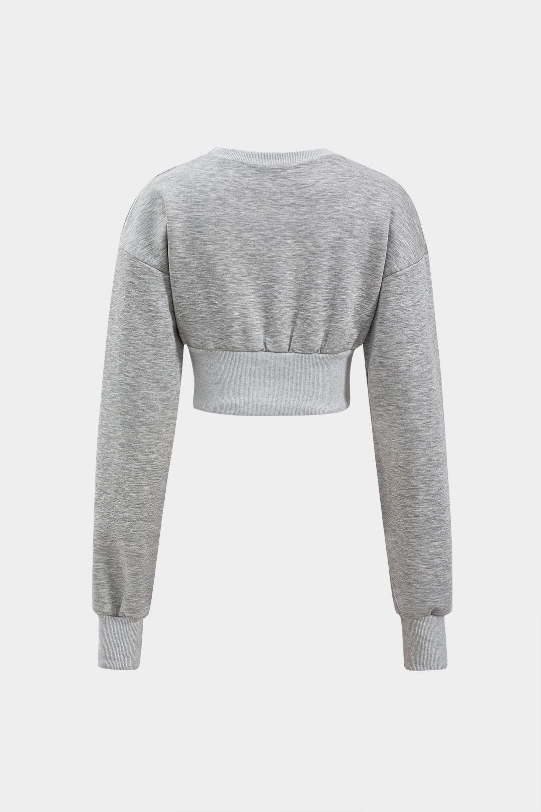 Celine | Stylisches Sweat-Zweiteiler-Set mit Cropped-Pullover & Skaterrock - Image 2