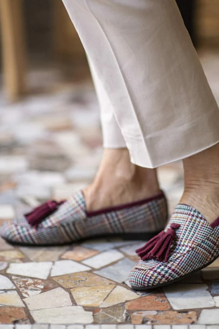 Celinia - Slip-On Loafers mit schottischen Fransen - Image 2