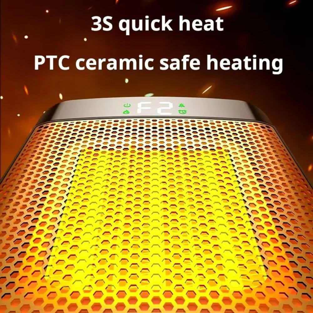 Ceramica | Verstellbare, tragbare elektrische Heizung mit Thermostatsteuerung - Image 8