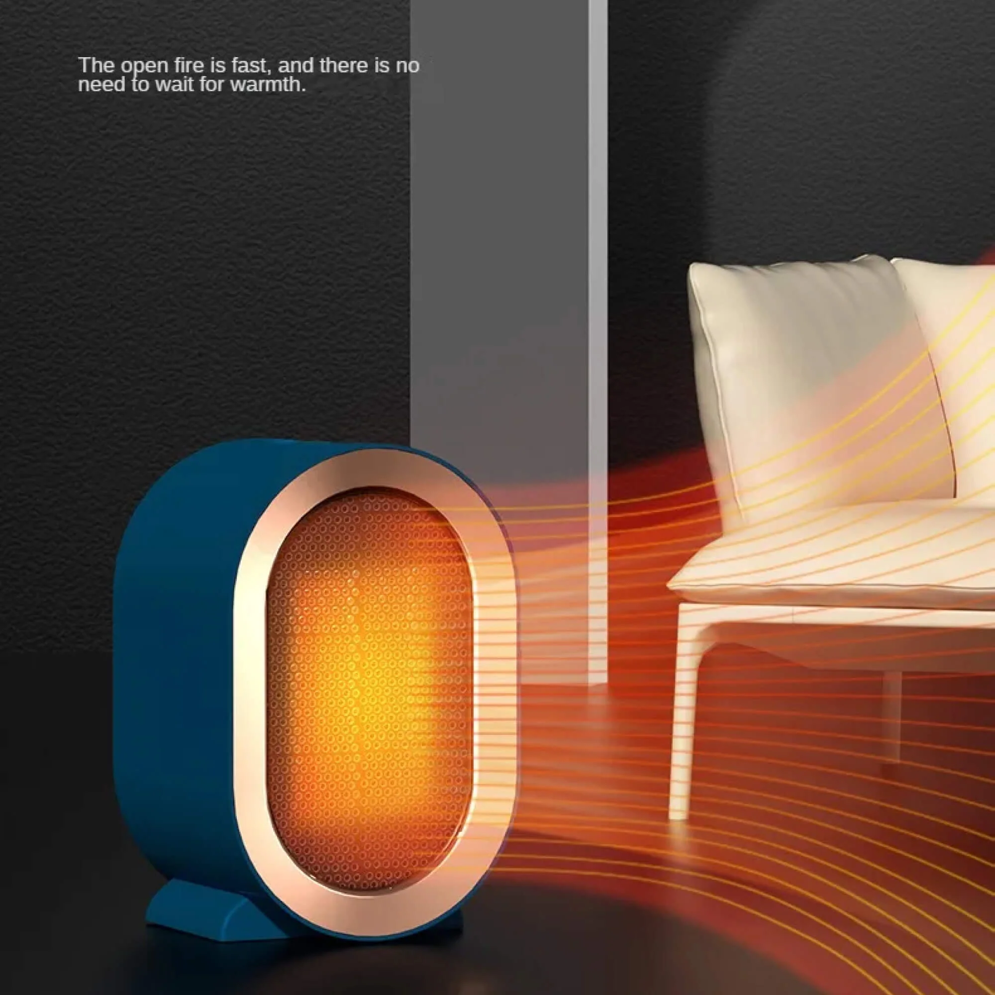 CeramiHeat | Elegantes, kompaktes und tragbares Keramikheizgerät für Zuhause und Büro - Image 7