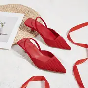 Chantalle - Summer Whisper, Elegante Damen-Slingback-Sandalen mit spitzem Zeh - Image 5