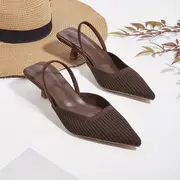 Chantalle - Summer Whisper, Elegante Damen-Slingback-Sandalen mit spitzem Zeh - Image 9