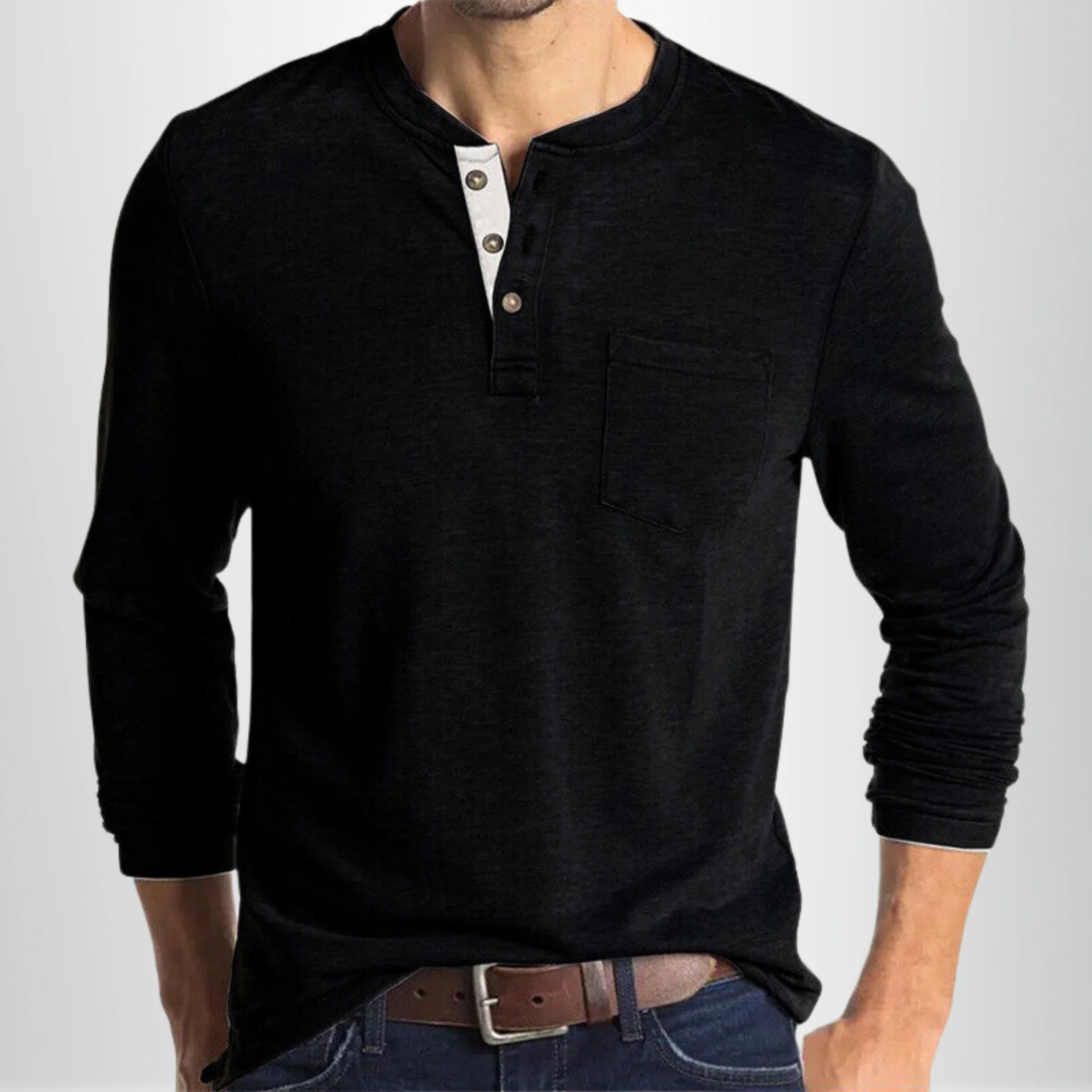 Charles - Langärmeliges Herren-T-Shirt - Image 2