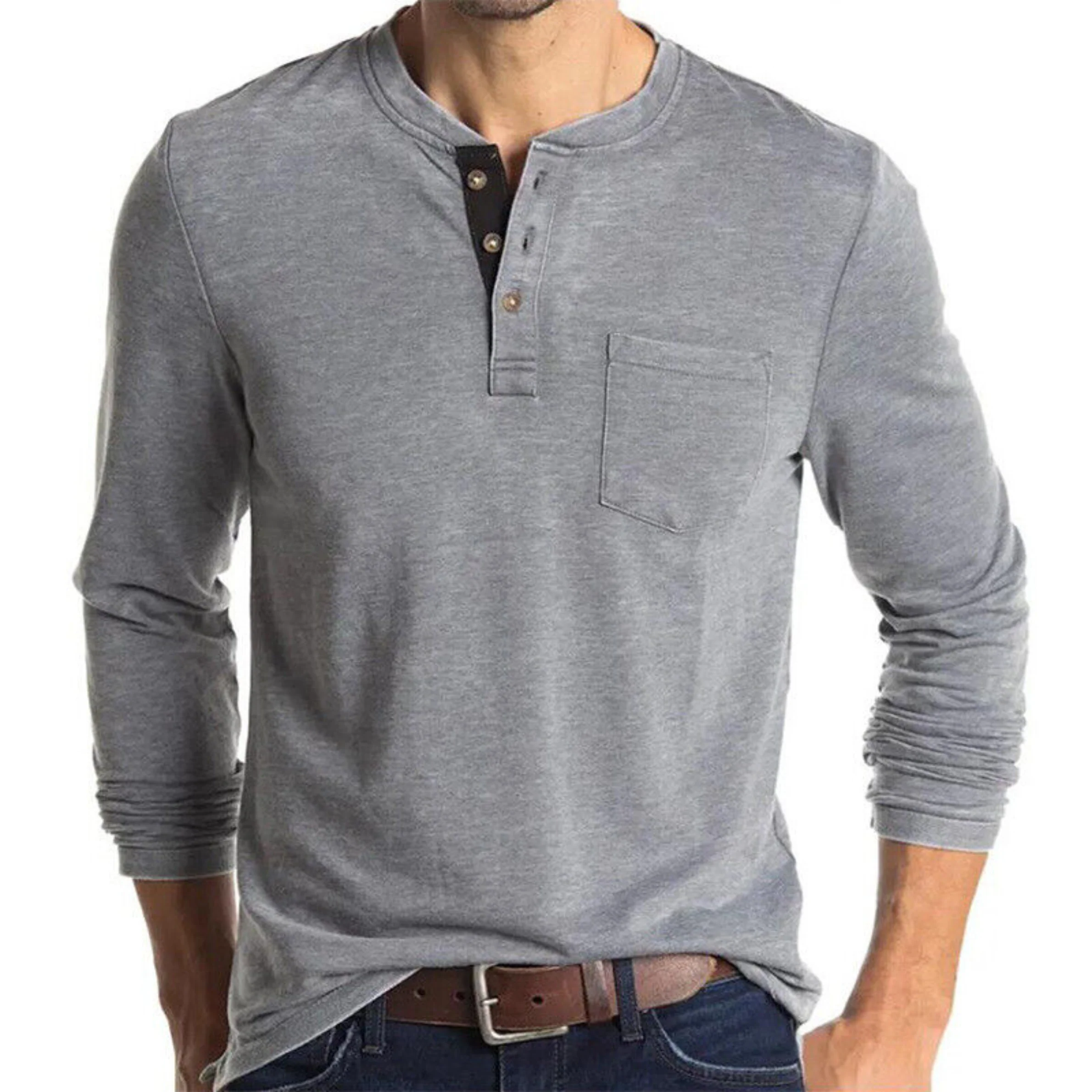 Charles - Langärmeliges Herren-T-Shirt - Image 5