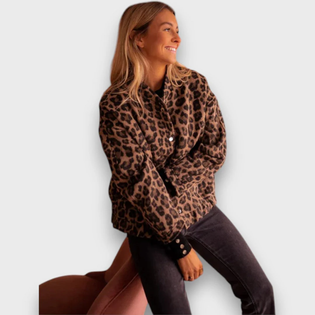 Charlira – Trendy Jacke mit Leopardenmuster - Image 4