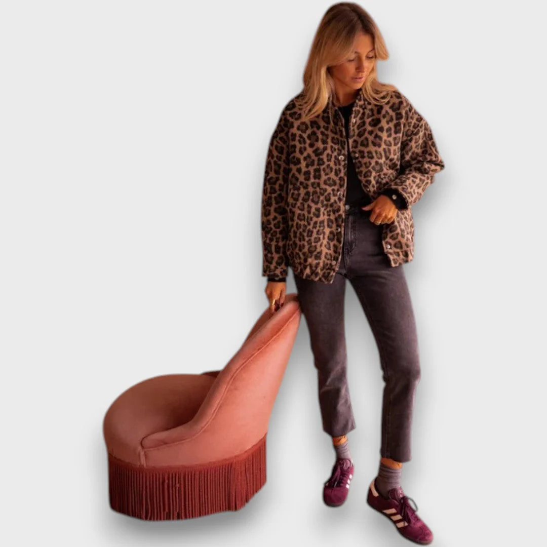 Charlira – Trendy Jacke mit Leopardenmuster - Image 5
