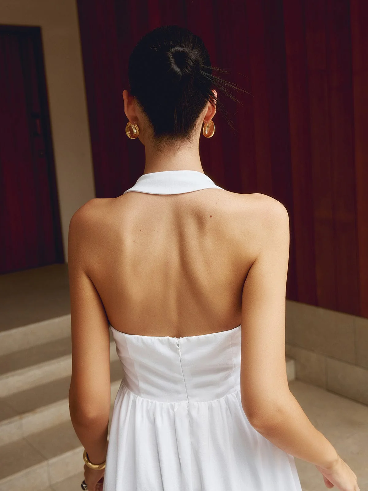 Charlotte | A-Linien Halterneck Maxikleid – Sommerliche Raffinesse - Image 4