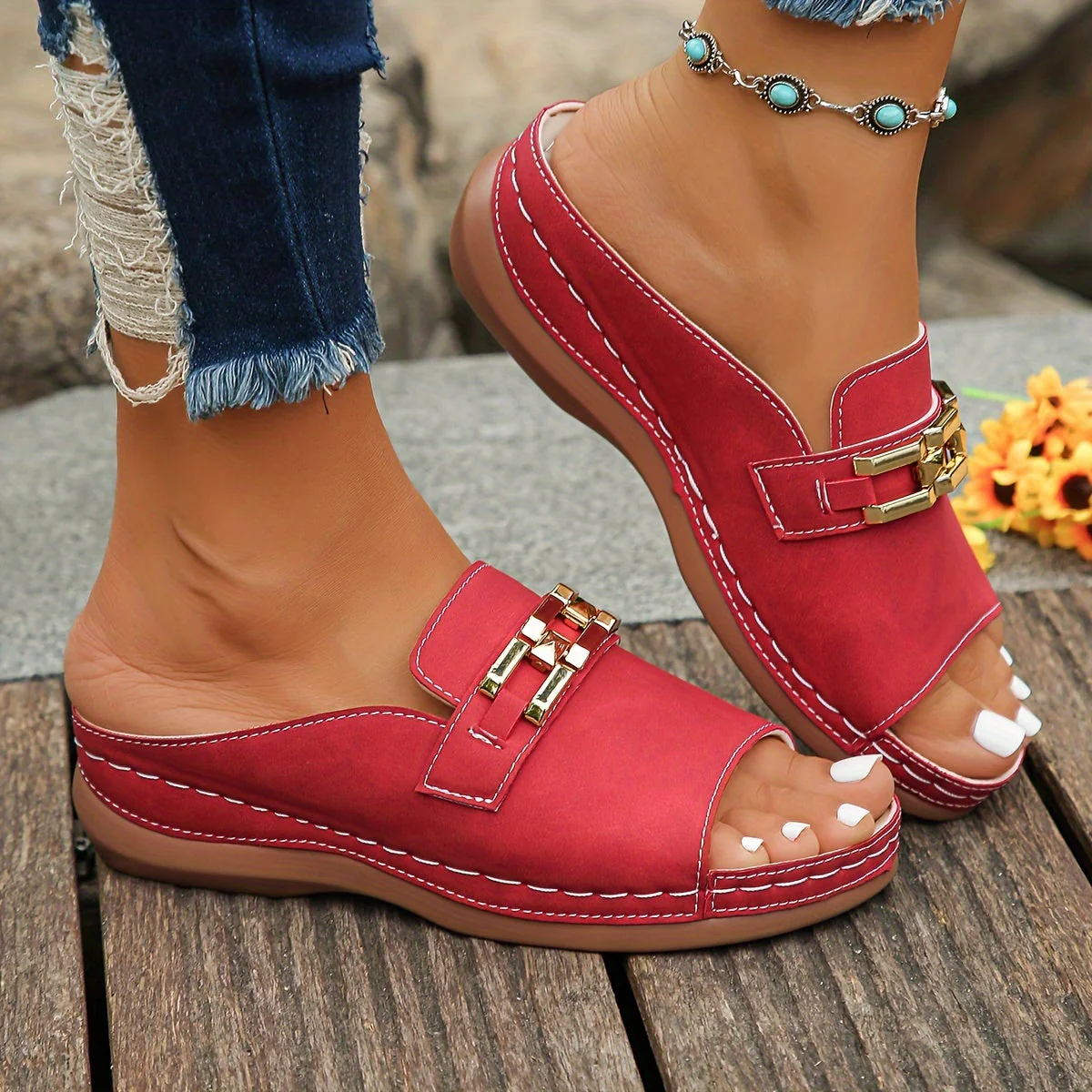 CharmVita™ – Elegante Damen Keilsandalen mit Komfort & Stil - Image 12