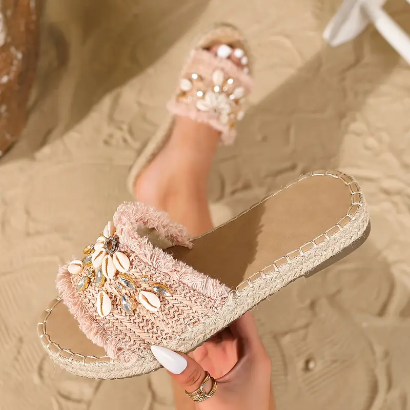 Charrie – Stilvolle Strandsandalen mit Perlen - Image 4