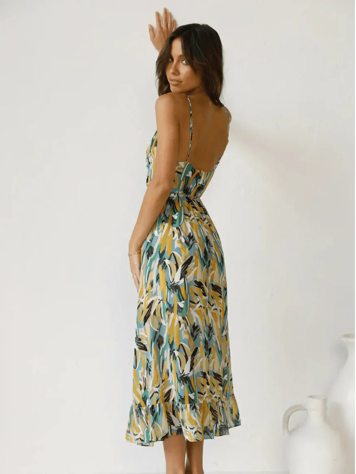 Chiara | Farbiges Midi-Kleid Chiara - Image 7