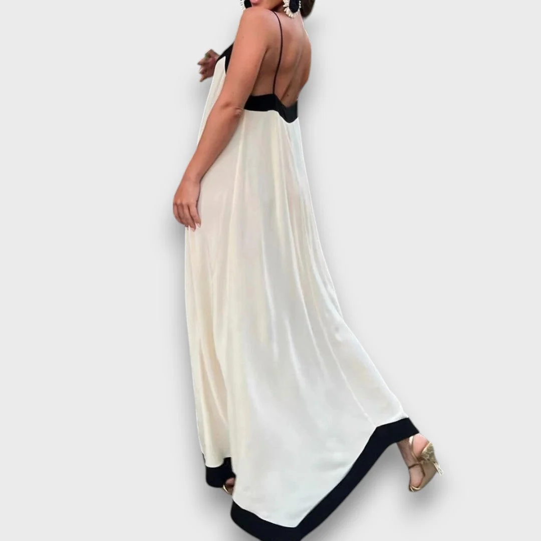 Cirema – Maxikleid mit Kontrastkante - Image 2