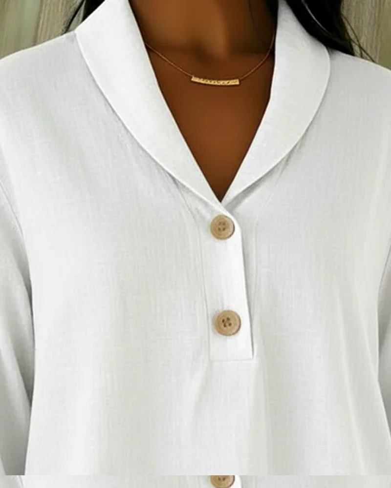 Claire - Bluse mit weicher Haptik und V-Ausschnitt - Image 2