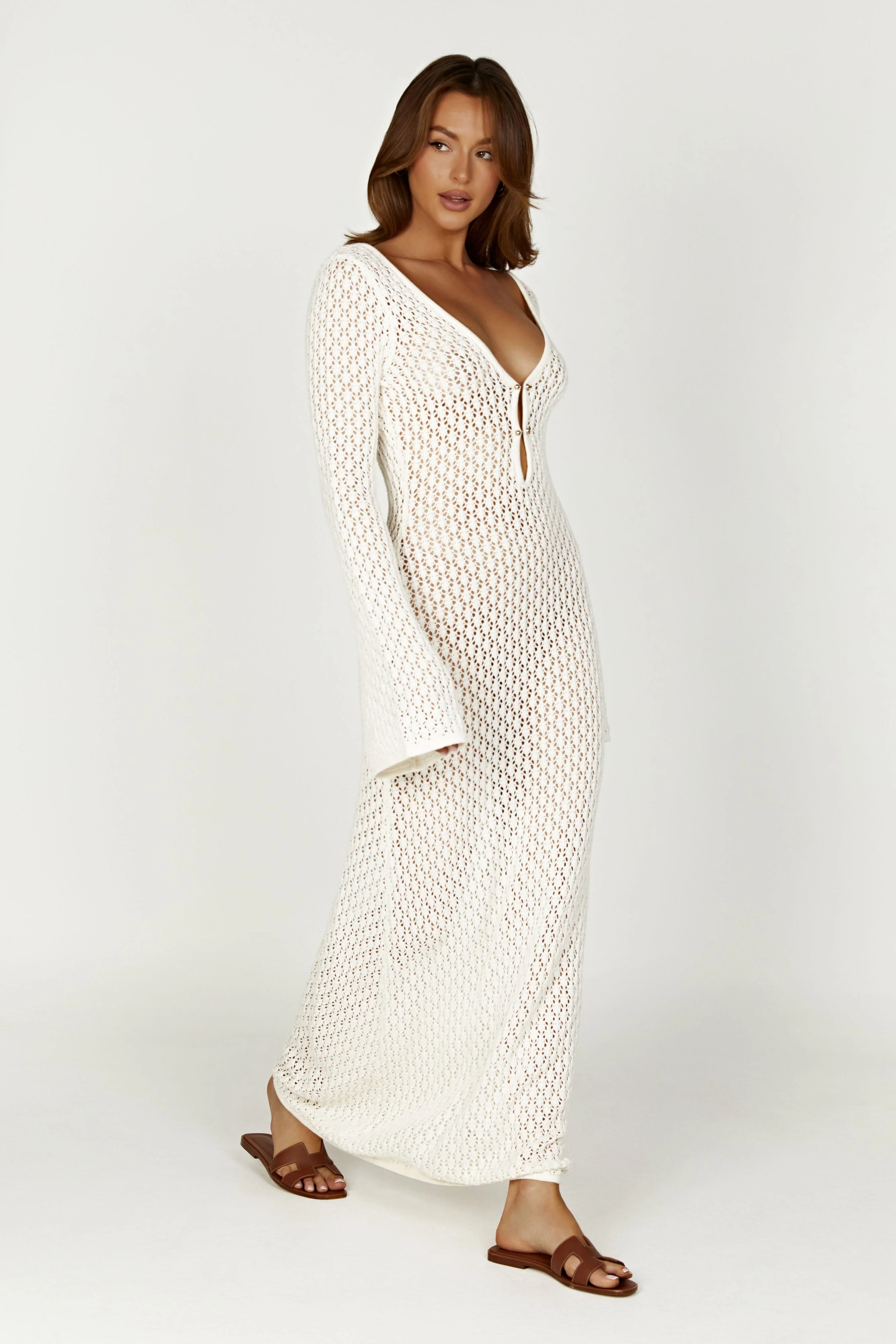 Claire™ | Elegantes Weißes Kleid - Image 7