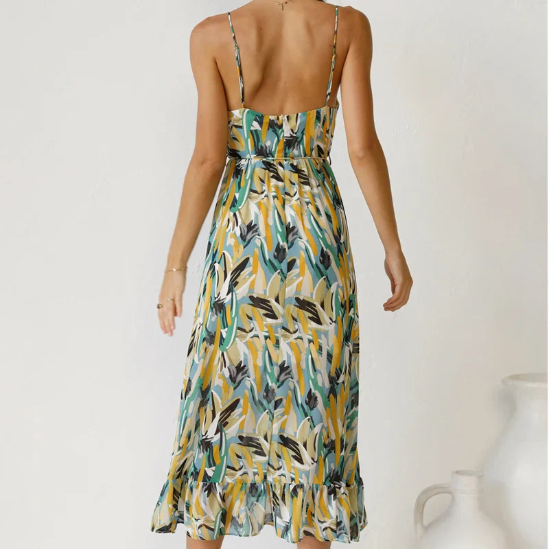Clara™ | Elegantes Bedrucktes Maxikleid - Image 3