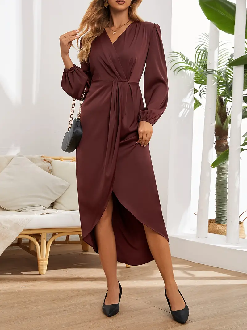 Clara – Fließendes Wickelkleid mit Midi-Länge - Image 2