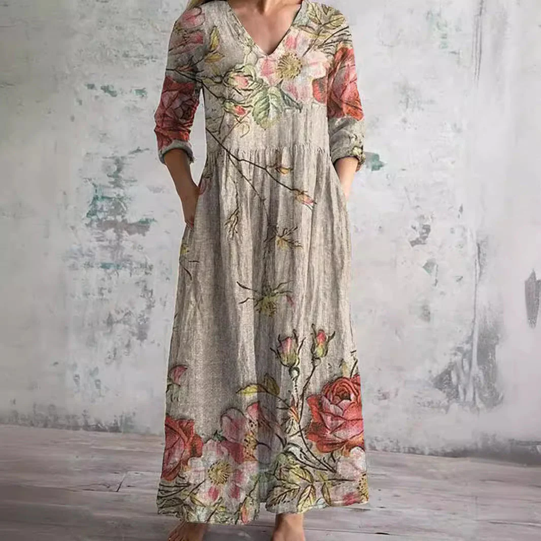 Clara – Locker fallendes Damen-Maxikleid - Image 2
