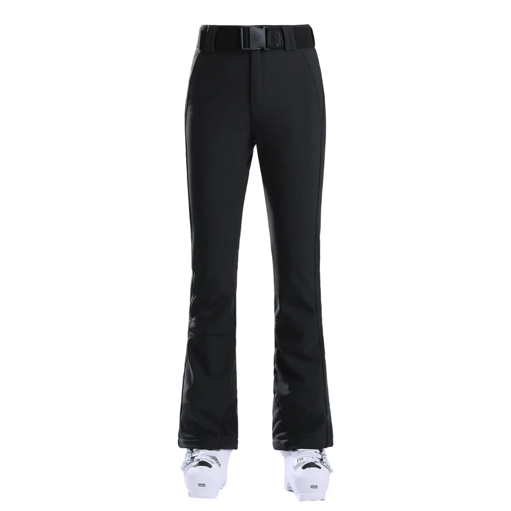 Clara | Slim Fit Schneehose für Damen Schwarz Winter - Image 6
