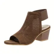 Clarrise - Damen-Sandalen mit klobigen Absätzen - Image 4