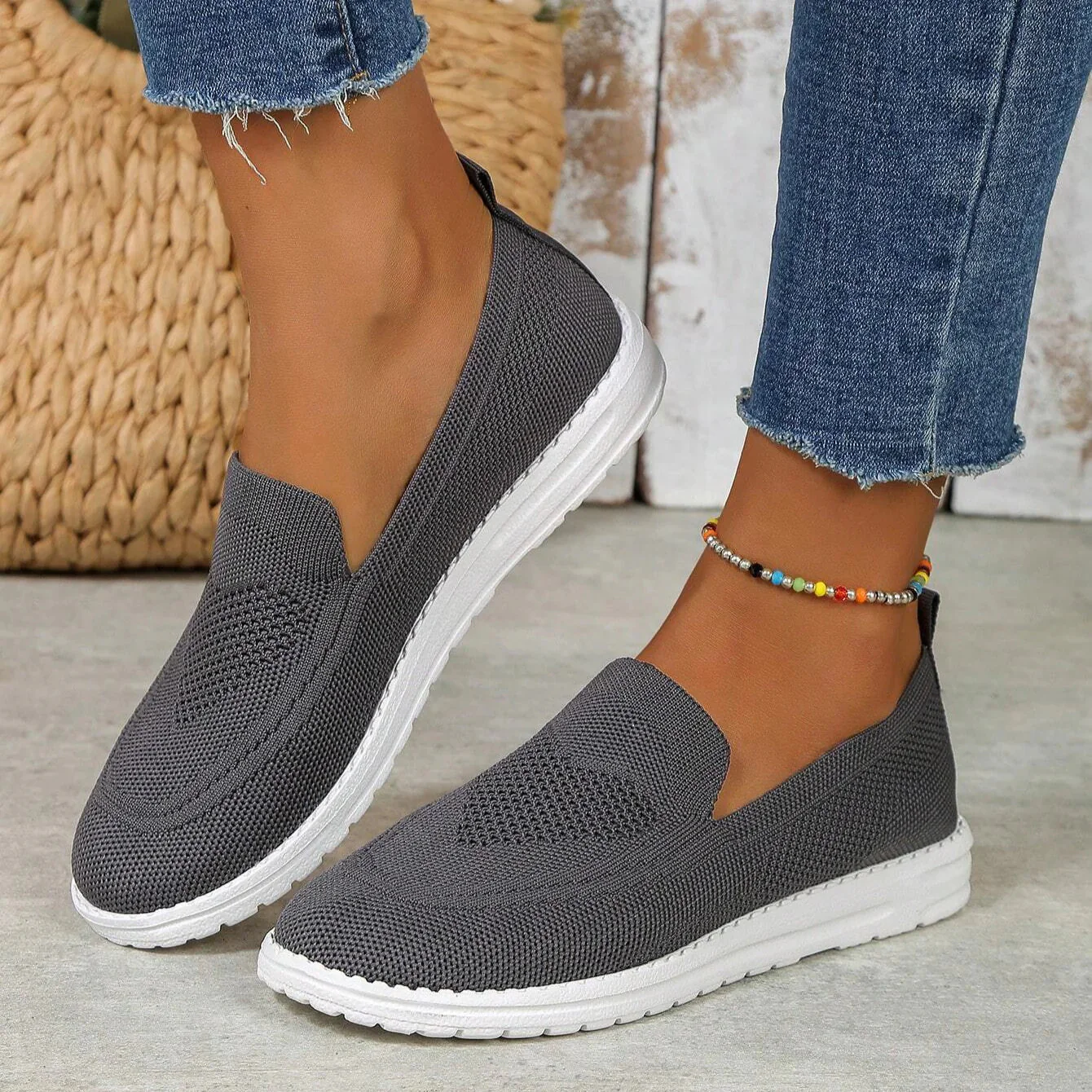 Claudia | Damen Slip On Casual Sneaker - Image 2