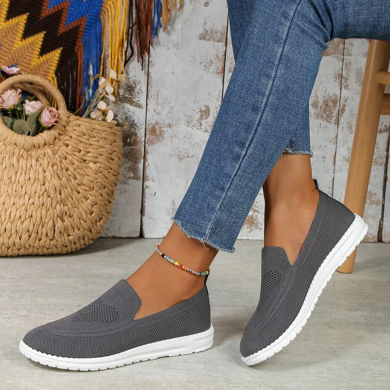 Claudia | Damen Slip On Casual Sneaker - Image 3