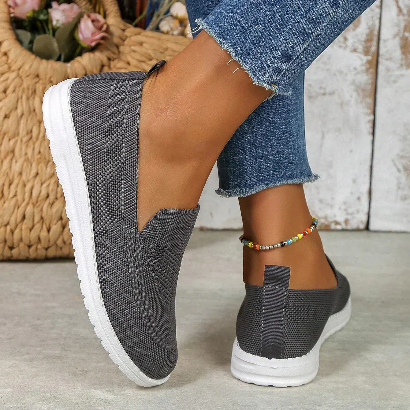 Claudia | Damen Slip On Casual Sneaker - Image 5