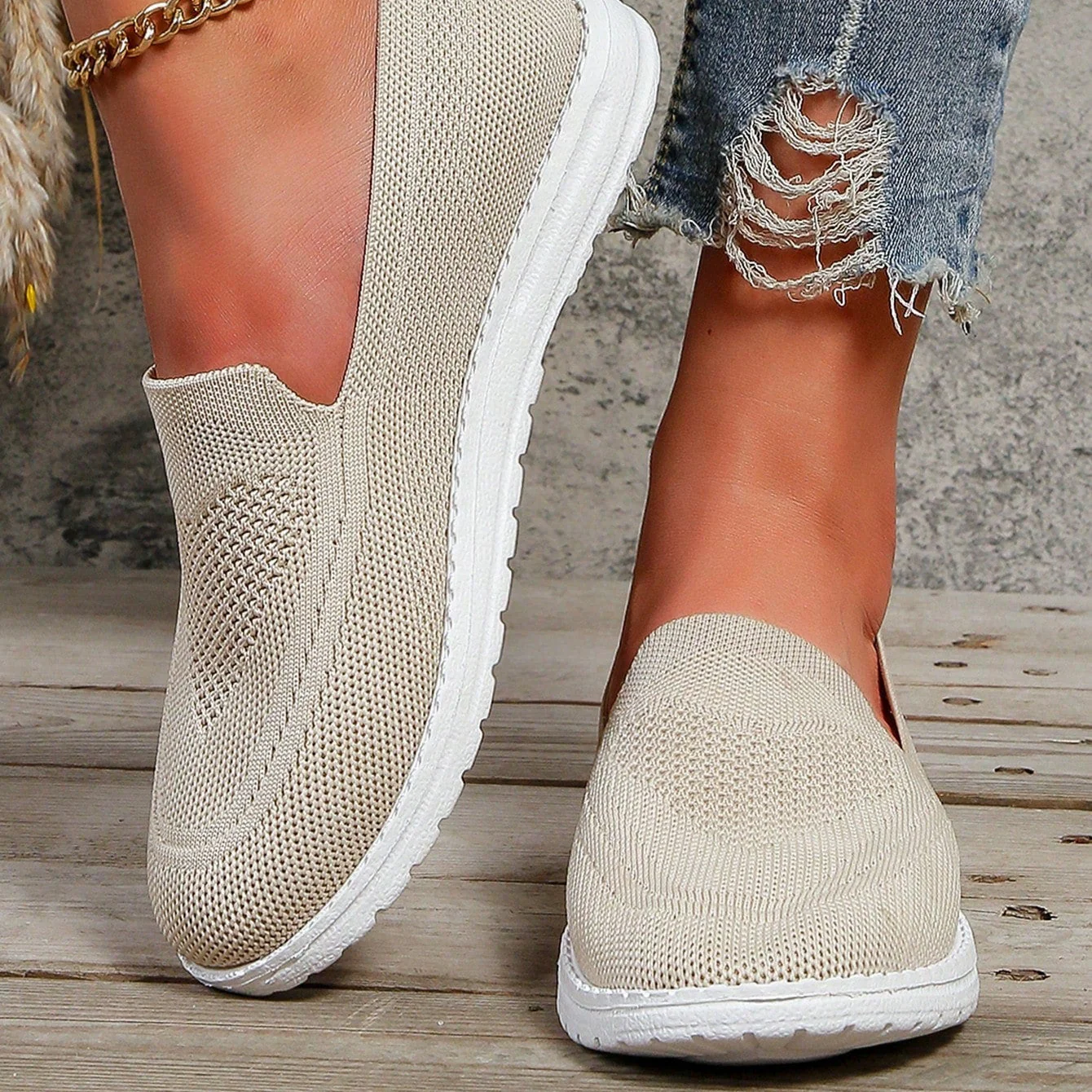 Claudia | Damen Slip On Casual Sneaker - Image 6
