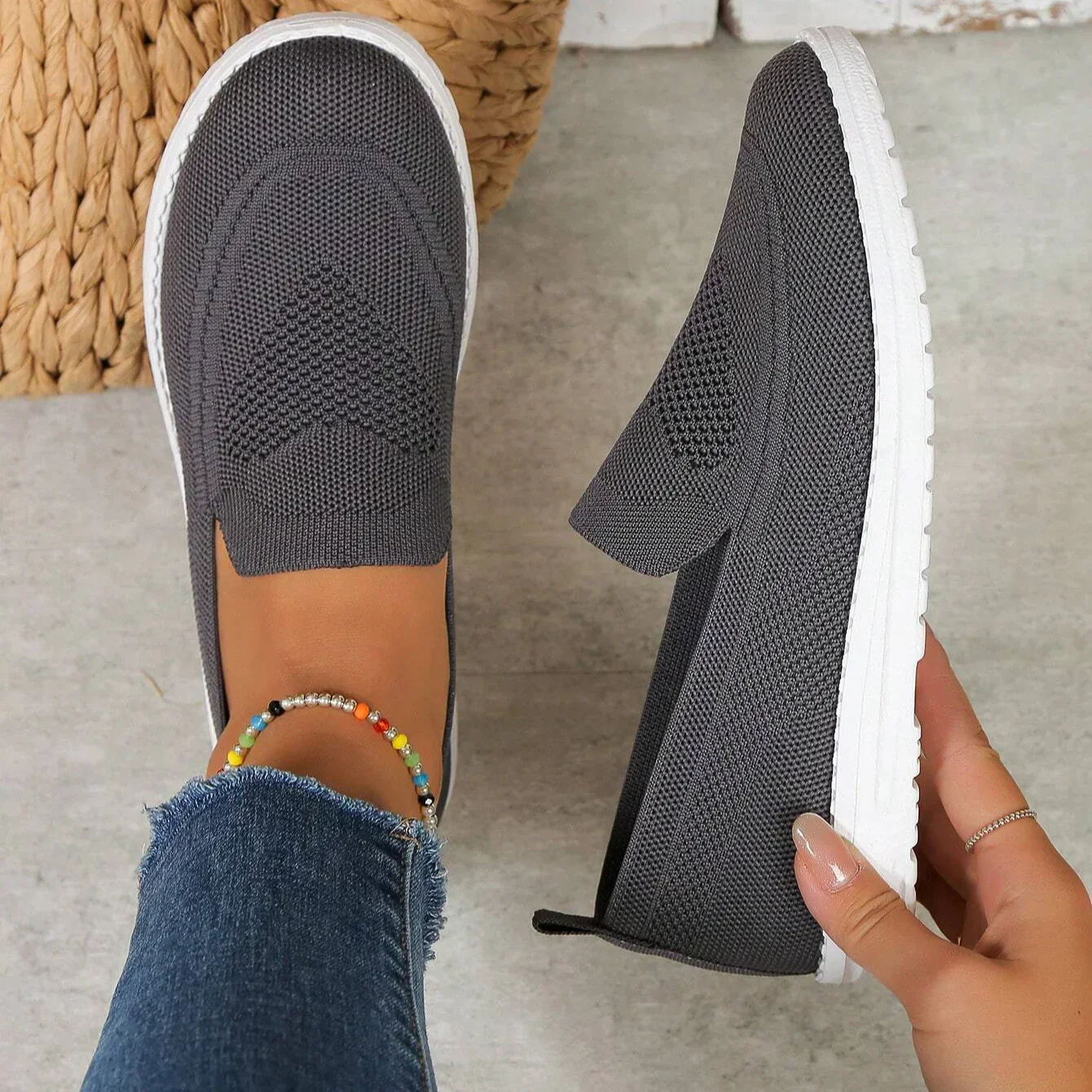 Claudia | Damen Slip On Casual Sneaker - Image 8