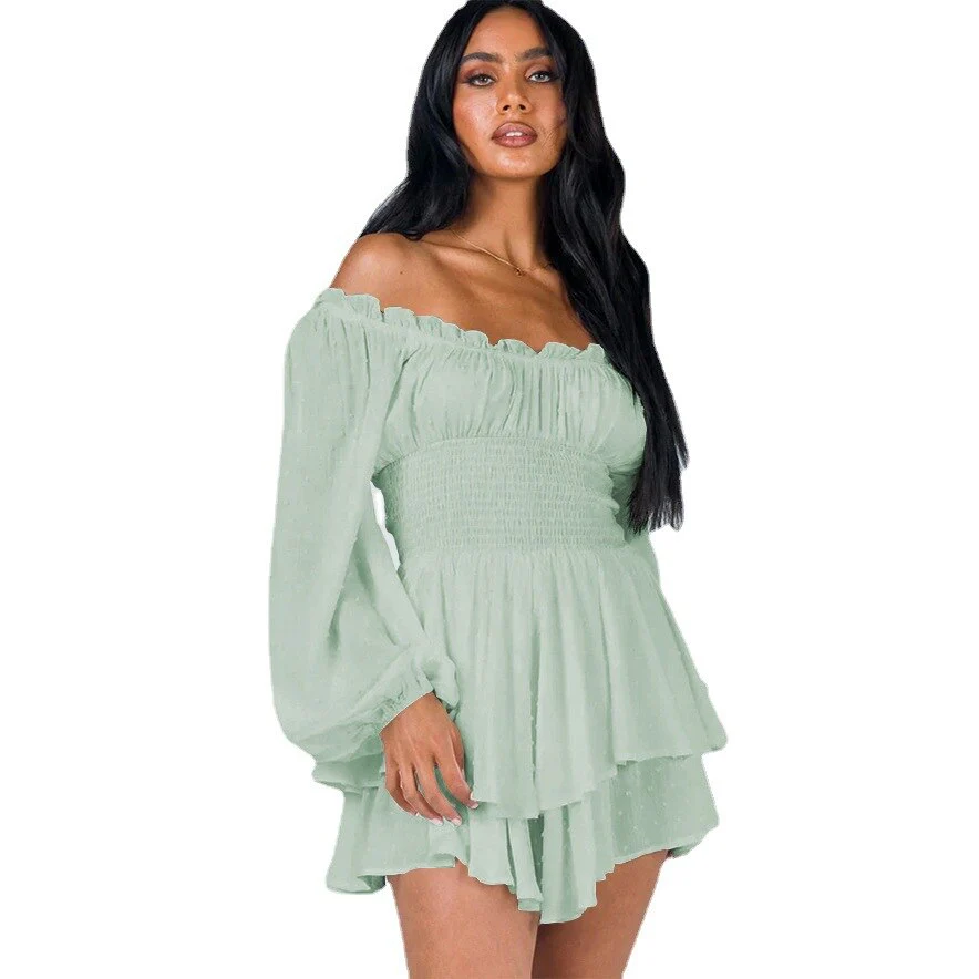 Claudia | Elegantes schulterfreies Sommerkleid für Frauen - Image 4