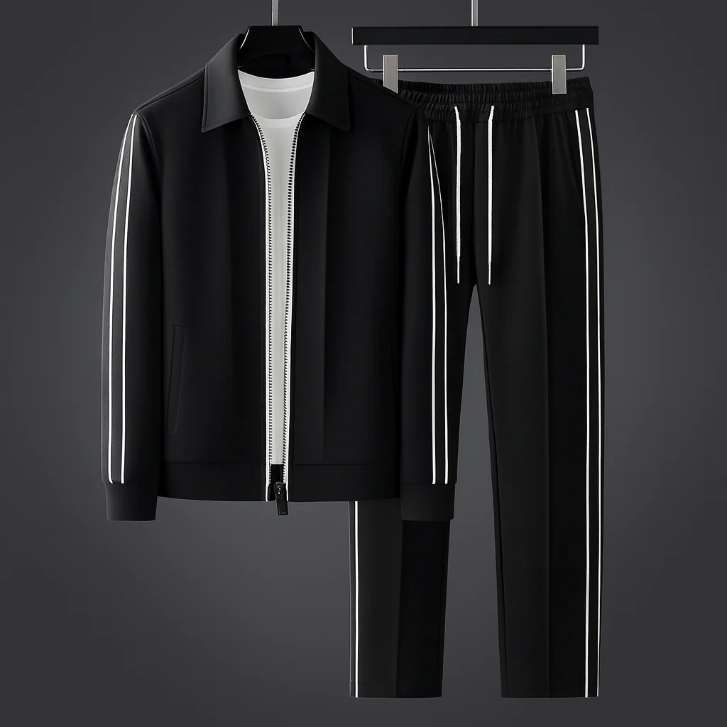 Claudix | Stretch Schwarzes Sport-Set - Image 3