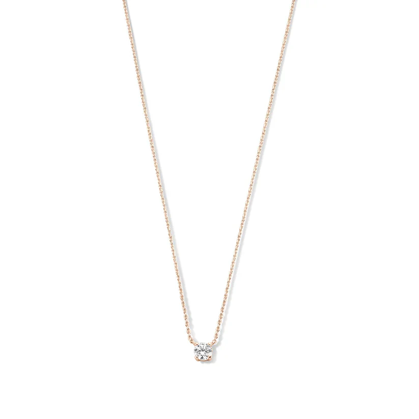 Cléa Gold Moissanite Stone Necklace - Image 6