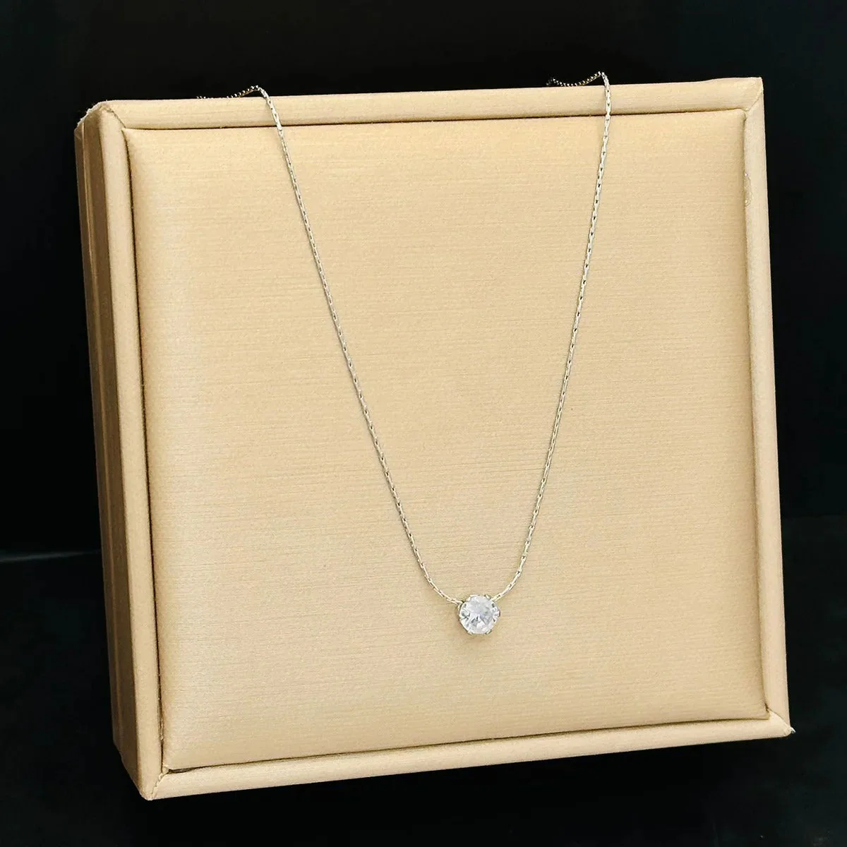 Cléa Moissanit Edelstein Kette - Image 3