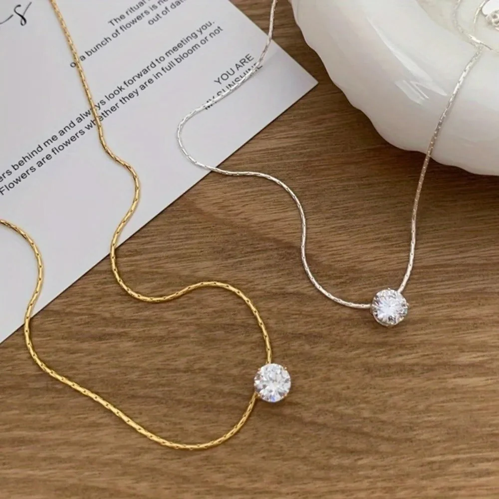 Cléa Moissanit Edelstein Kette - Image 4