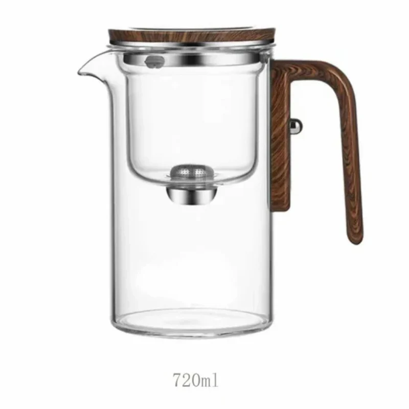 ClearPour hitzebeständiges Glas-Teekanne mit Holzgriff – Elegante Aufgusskanne - Image 5