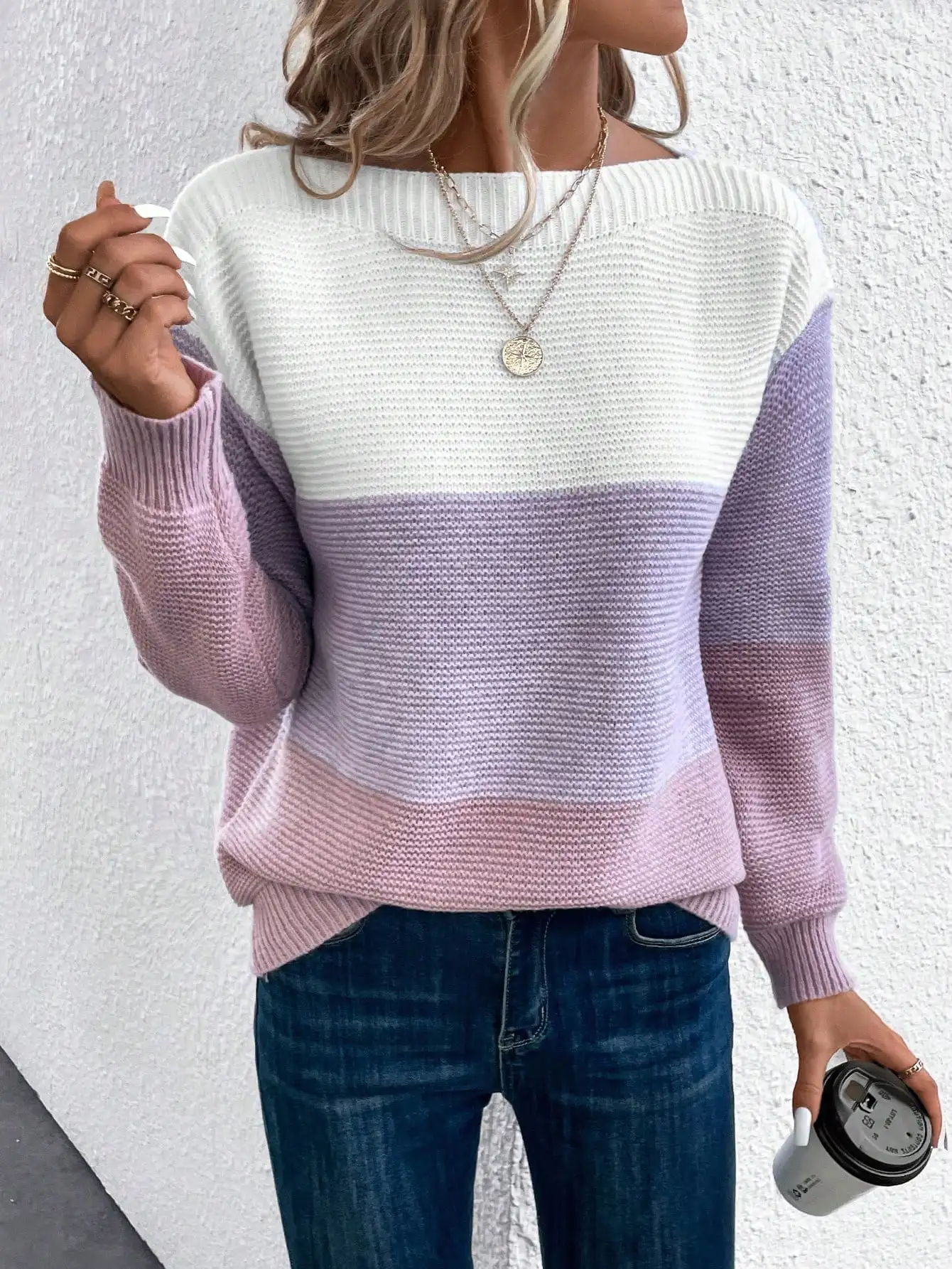 Colorblock-Pullover – Moderner Stil mit mühelosem Komfort - Image 3