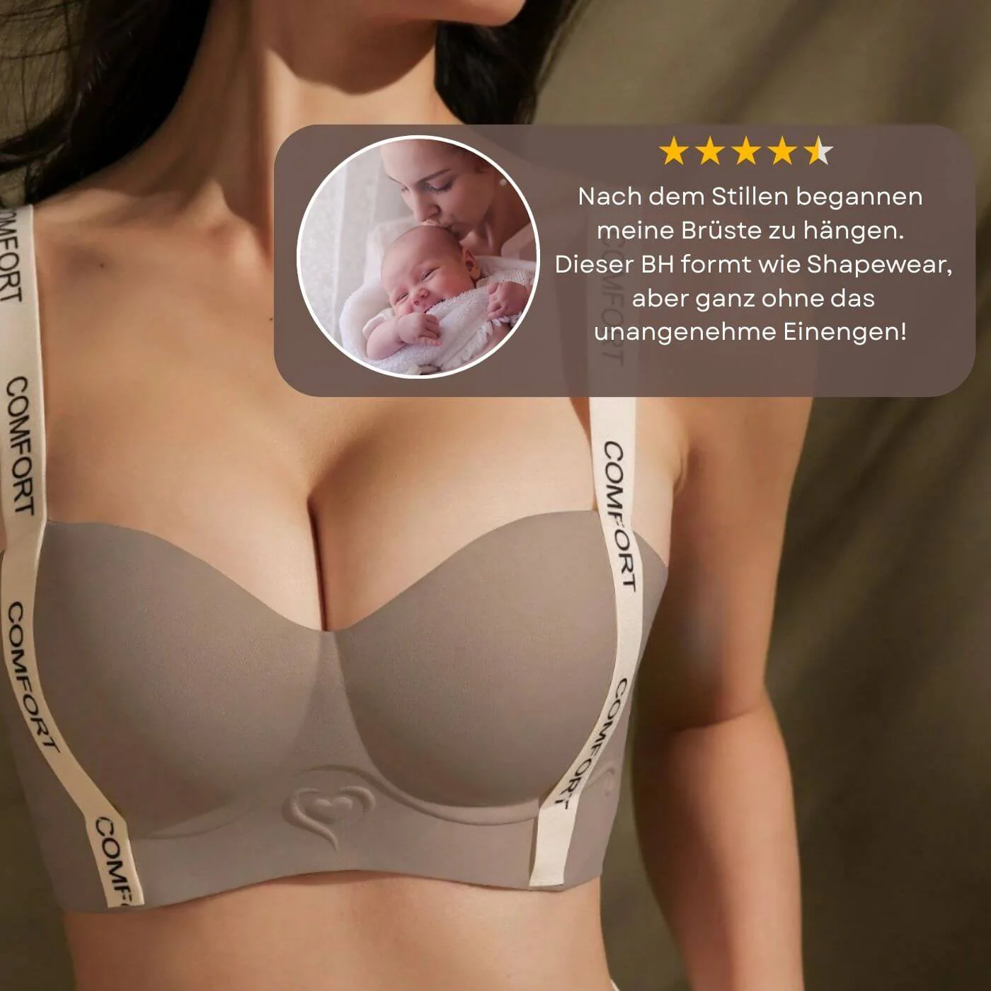ComfyLift – Drahtloser Push-Up Komfort-BH (1+1 GRATIS) - Image 2
