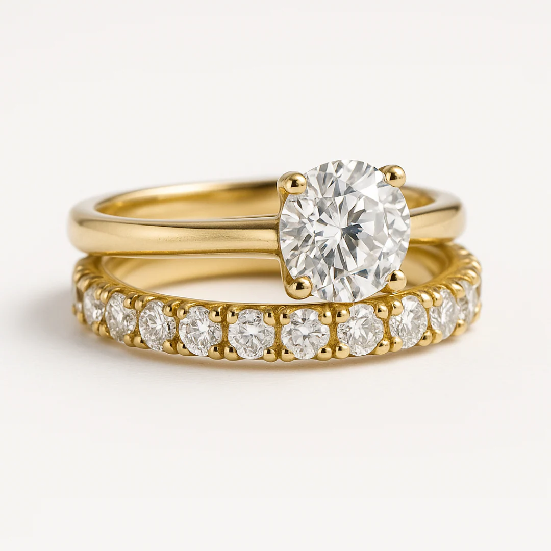 Constanze - Goldene Brillanz-Ringe - Image 2