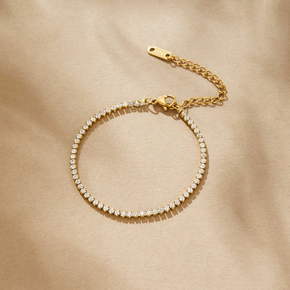 Cordelia Gold Tennisarmband - Image 10