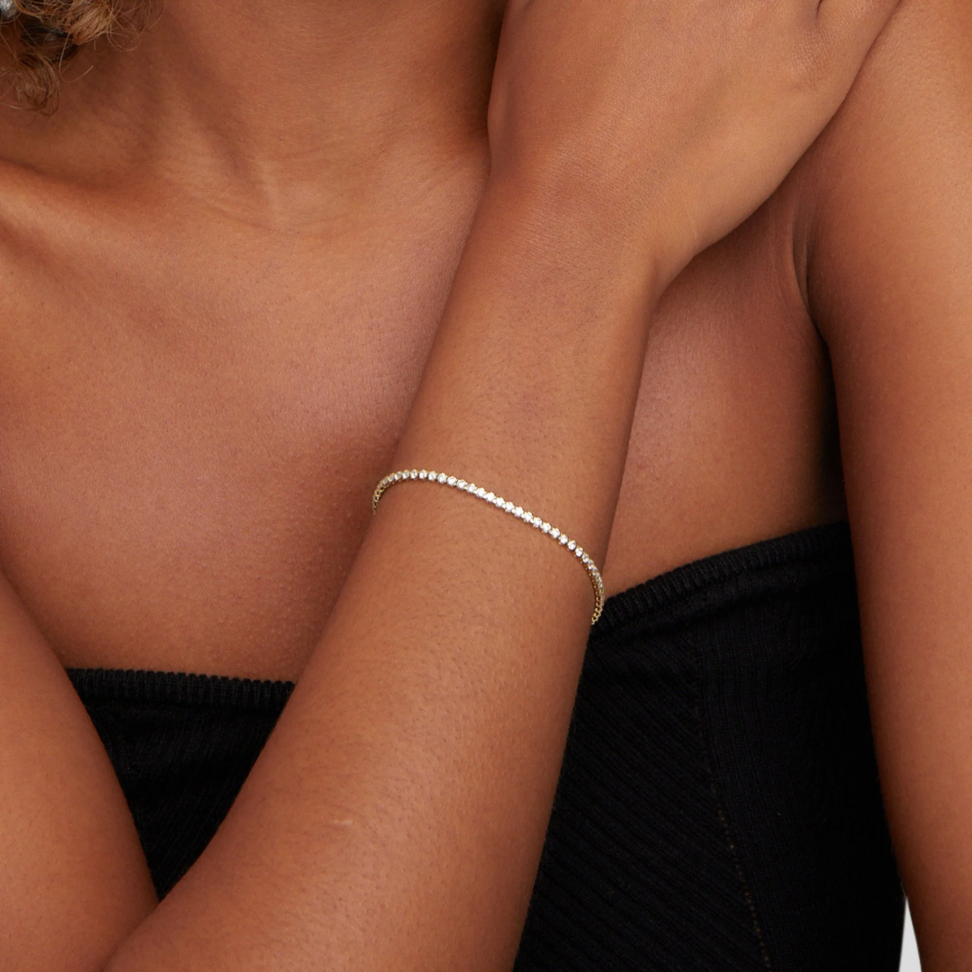 Cordelia Gold Tennisarmband - Image 2