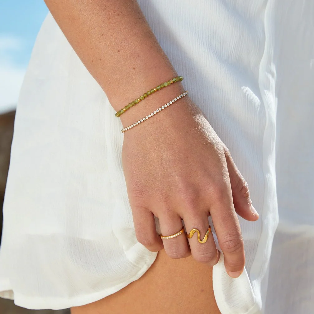 Cordelia Gold Tennisarmband - Image 4