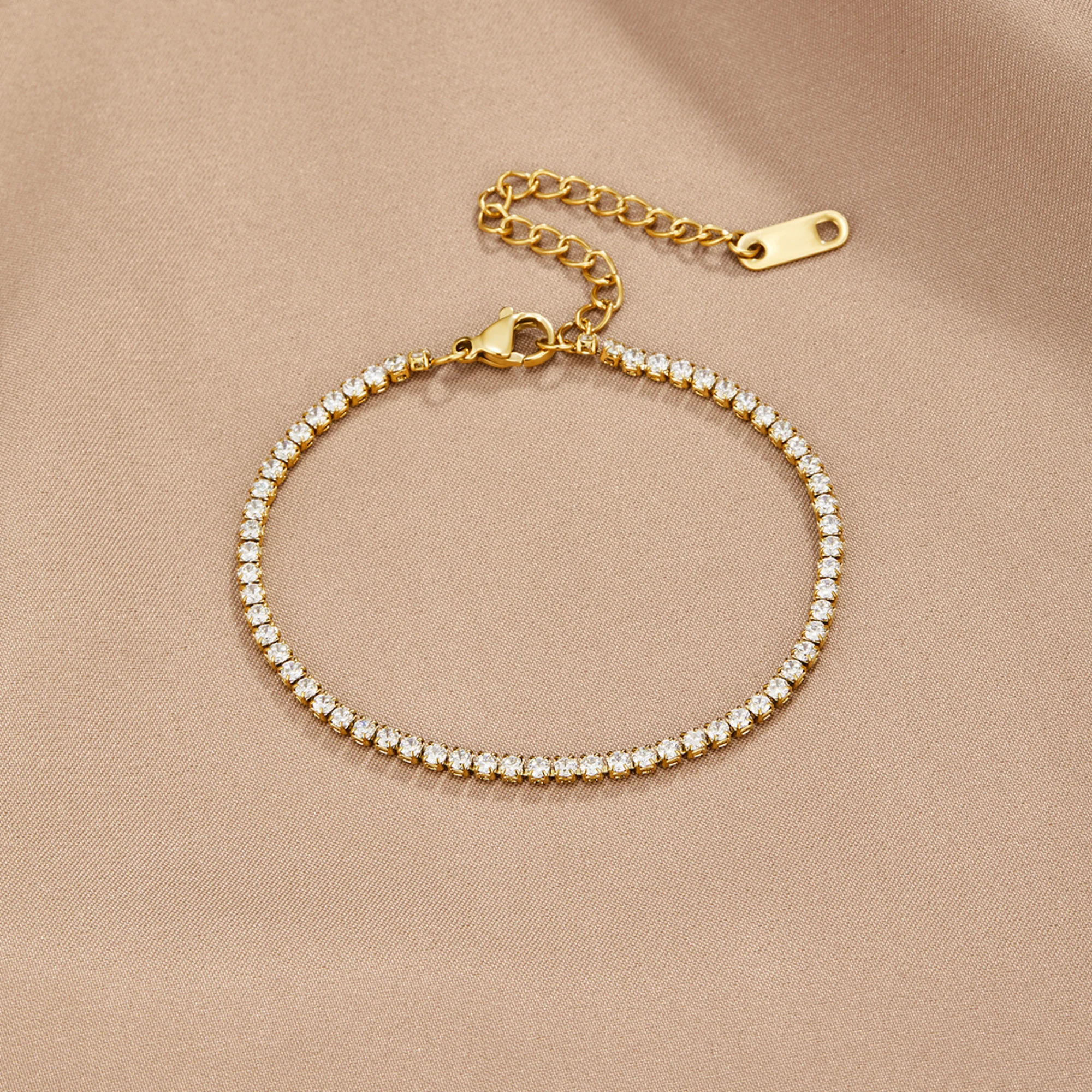 Cordelia Gold Tennisarmband - Image 5