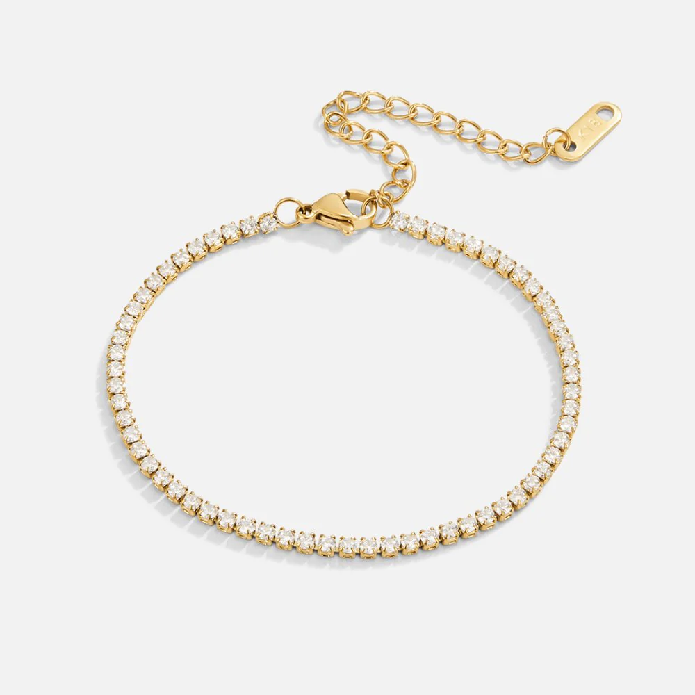 Cordelia Gold Tennisarmband - Image 9