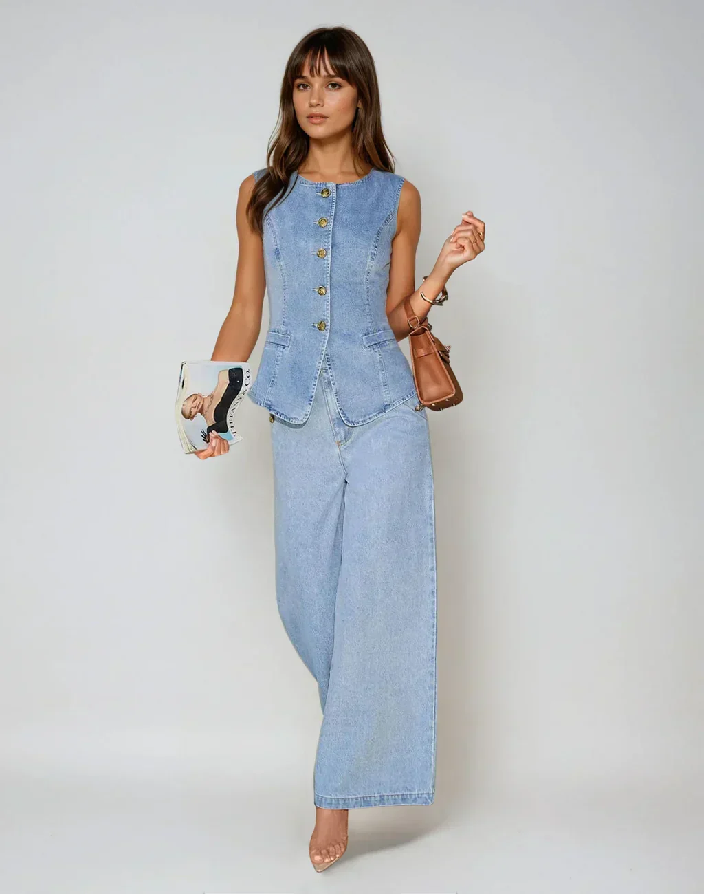 CORINNE  | Komplett in Denim mit raffinierten Details - Image 6