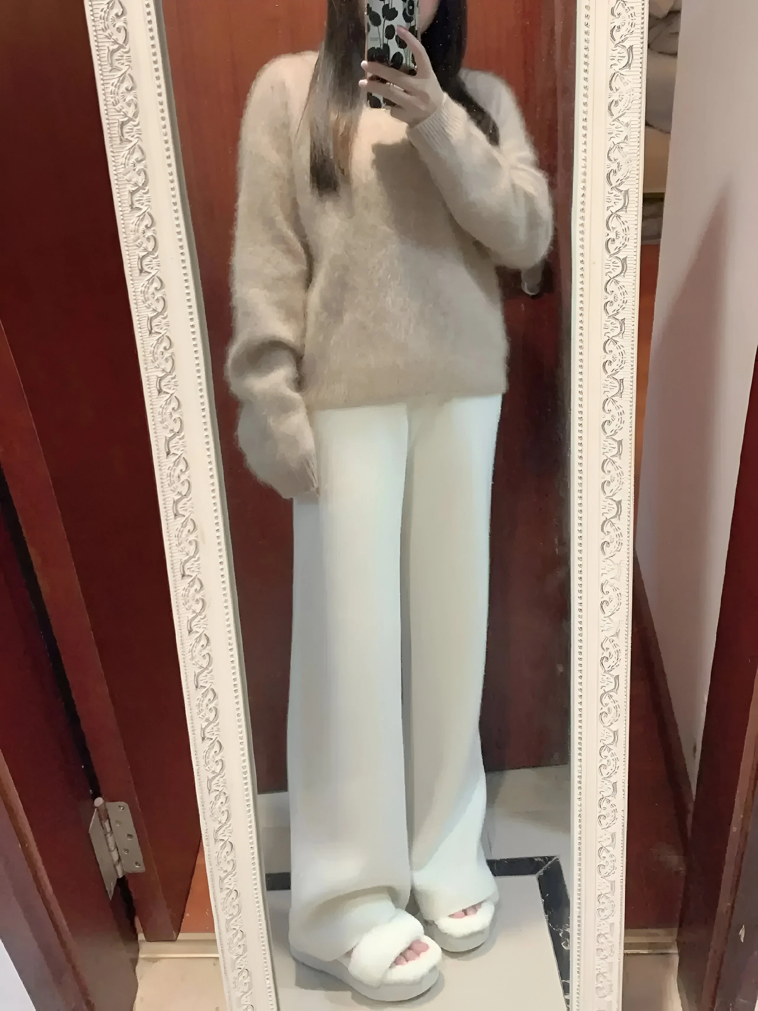 Cornelia | Gemütliche Wollstrick-Hosen mit weitem Bein - Image 12
