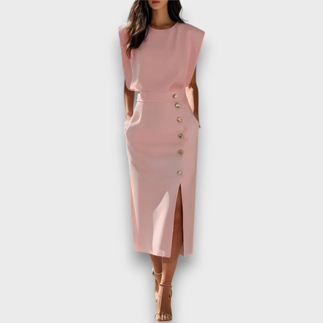 Corvaya – Bleistiftkleid mit Knopfleiste - Image 2