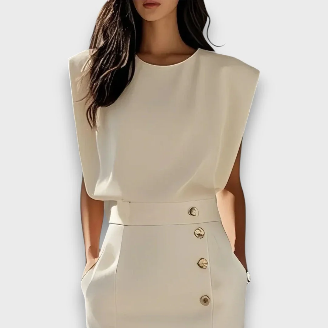 Corvaya – Bleistiftkleid mit Knopfleiste - Image 3