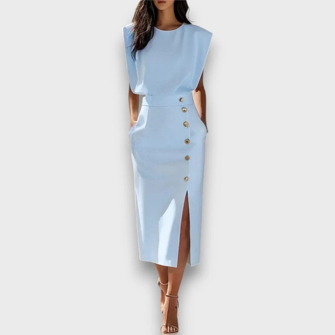 Corvaya – Bleistiftkleid mit Knopfleiste - Image 4