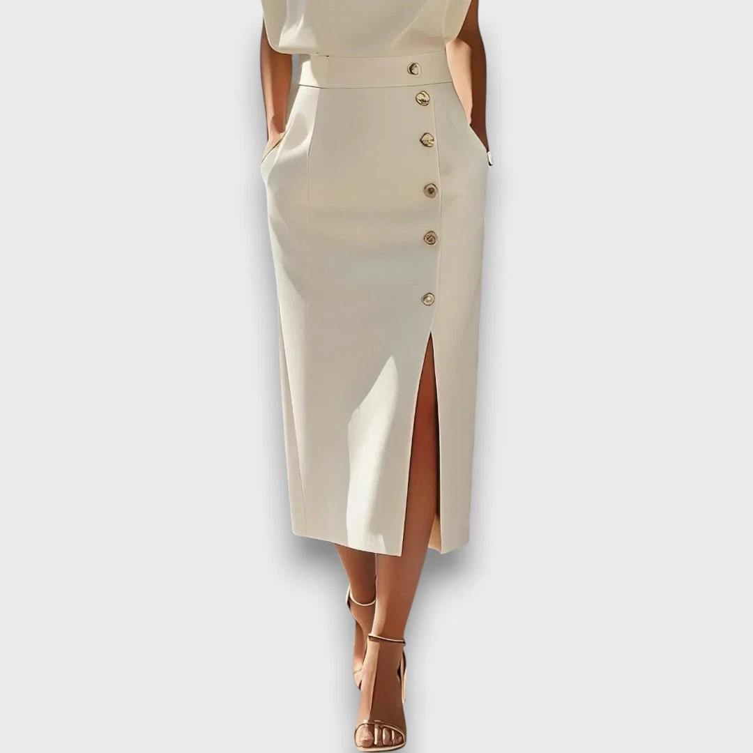 Corvaya – Bleistiftkleid mit Knopfleiste - Image 6