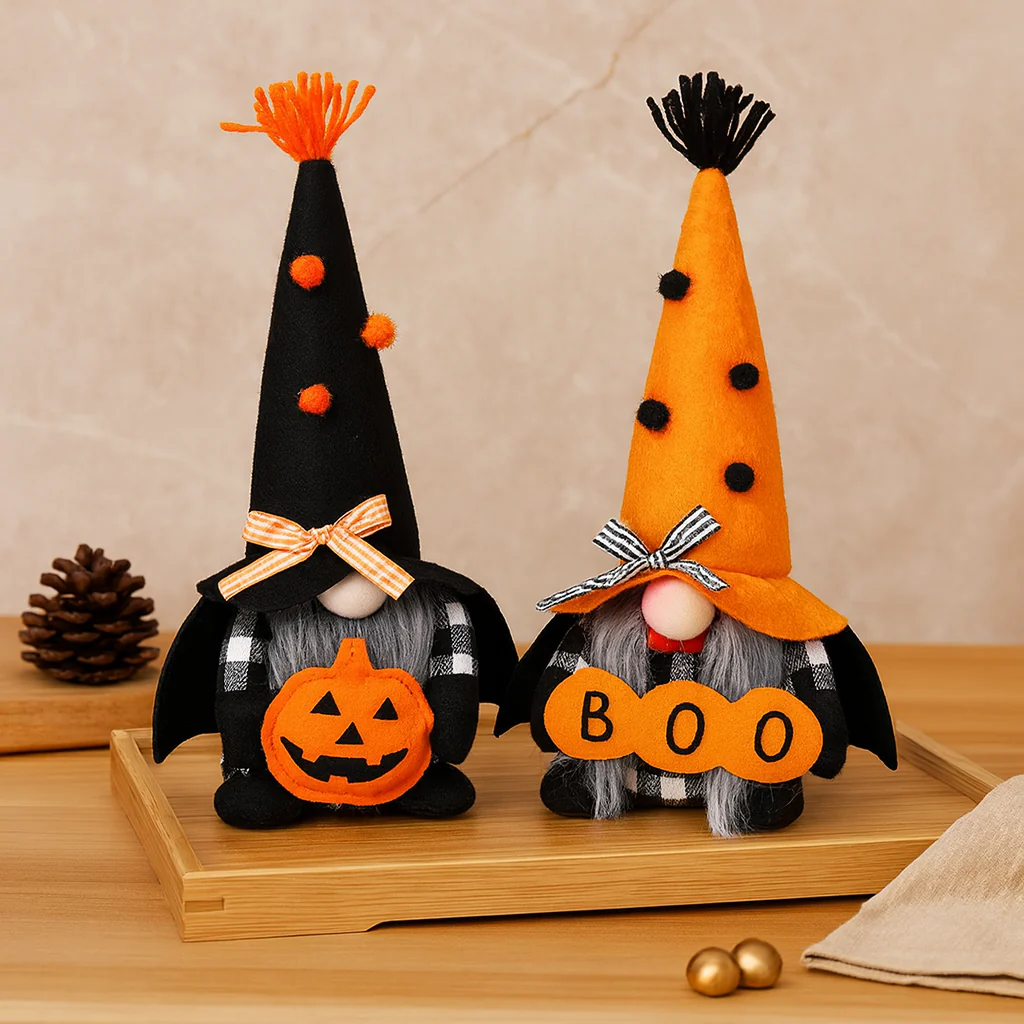 Crawlwick | Halloween-Zwerg- & Kürbis-Banner-Set aus Polyester - Image 2